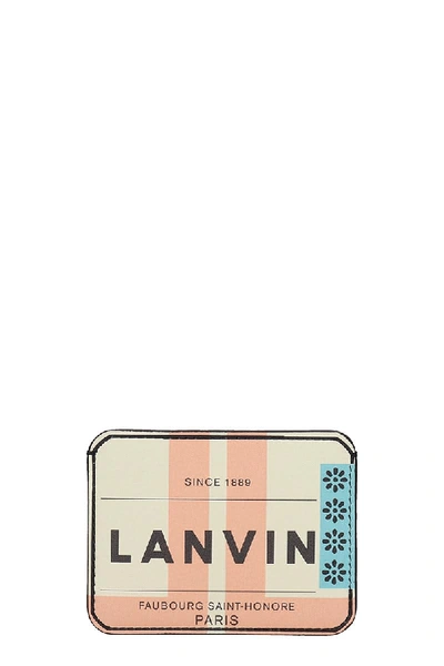 Shop Lanvin Wallet In Multicolor Leather