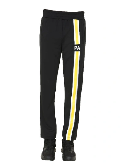 Shop Palm Angels Track Pants In Nero