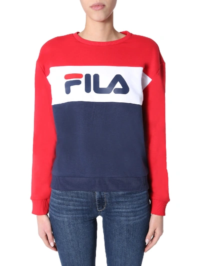 Shop Fila Leah Sweatshirt In Blu