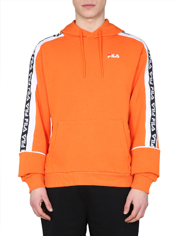 orange fila hoodie