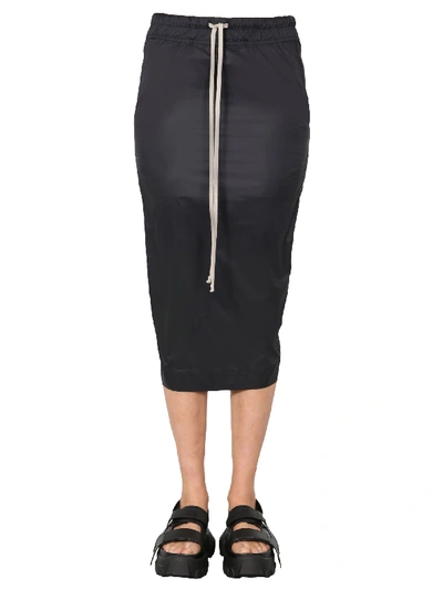 Shop Drkshdw Technical Fabric Skirt In Nero