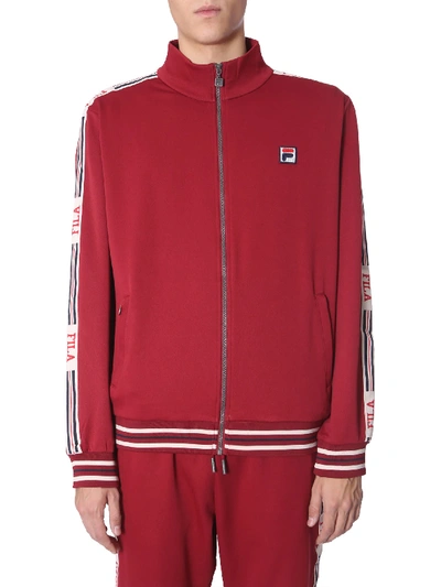 Shop Fila Irodion Sweatshirt In Bordeaux