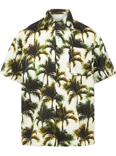 Shop Buscemi Palm Shirt In Multicolor