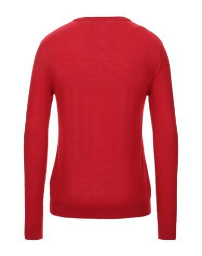 Shop Balmain Sweaters In Red