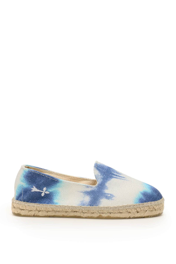 light blue espadrilles