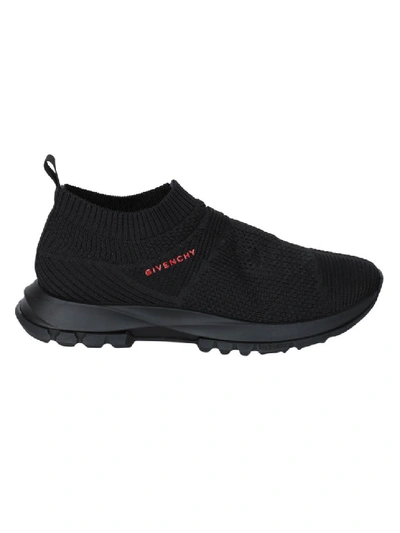 Shop Givenchy Black Spectre Sock Low-top Sneaker