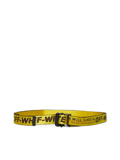 Shop Off-white Belt In Yellow No Color