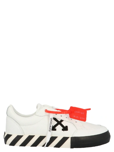 Shop Off-white Low Vunalized Shoes In Black & White