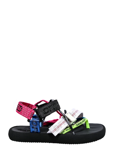Shop Off-white Sandals In Multicolor