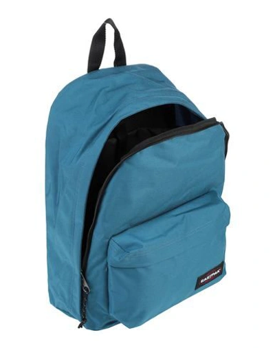 Shop Eastpak Backpacks In Slate Blue