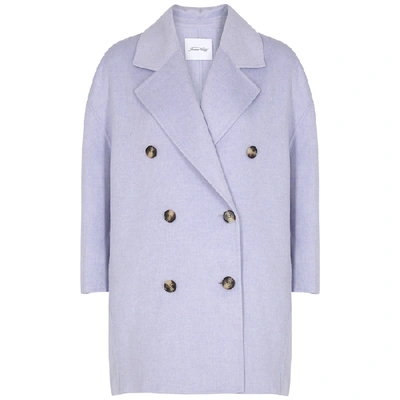 Shop American Vintage Dadoulove Lilac Wool-blend Coat