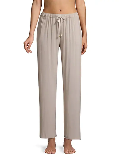 Shop Hanro Sleep & Lounge Woven Pants In Sandstone