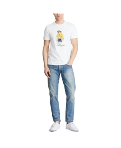 Shop Polo Ralph Lauren Men's Classic Fit Cp-93 Bear T-shirt In White
