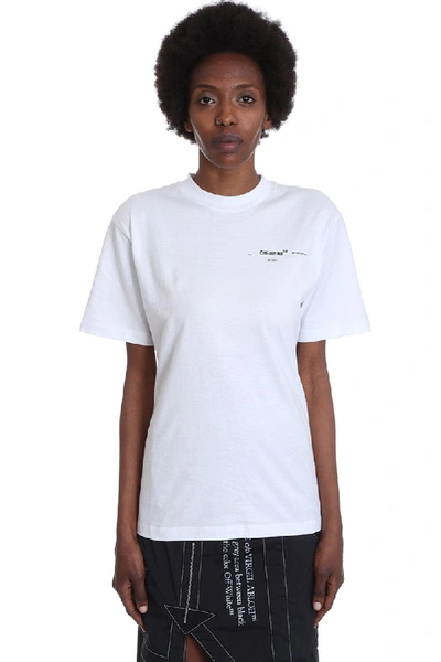 Shop Off-white Puzzle Arrow T-shirt In White Cotton