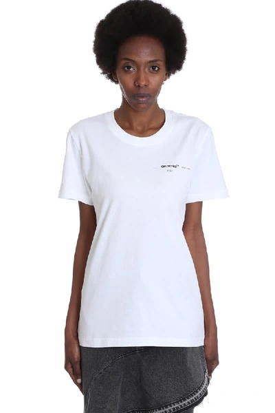 Shop Off-white Puzzle Arrow T-shirt In White Cotton