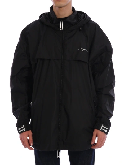Off-white Black Windbreaker In Black