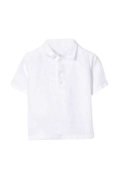 Shop Il Gufo Button Down Collar Polo In Cord. 2