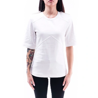 Shop Max Mara Parole Cotton T-shirt In White