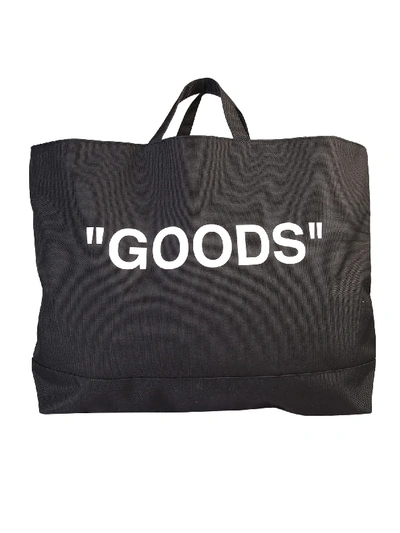 Shop Off-white Printed Bag In Black