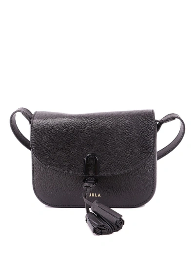 Shop Furla Total Cross Body Bag In Black