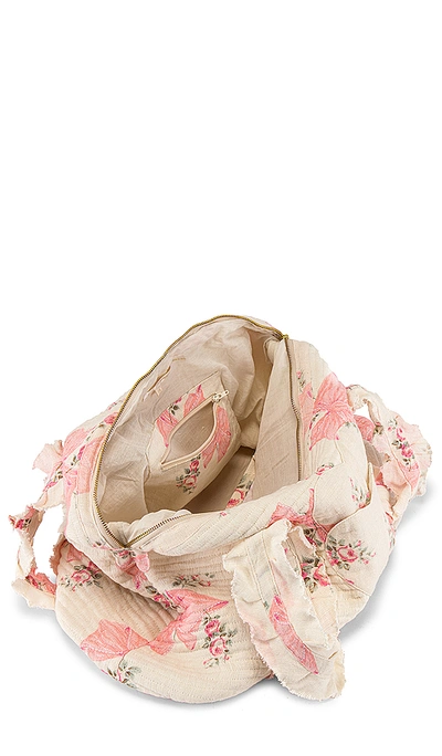 LOVESHACKFANCY DAVIE DUFFLE BAG LESH-WY6