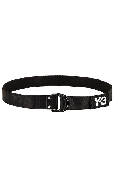 Shop Y-3 Belt In Black & Core White