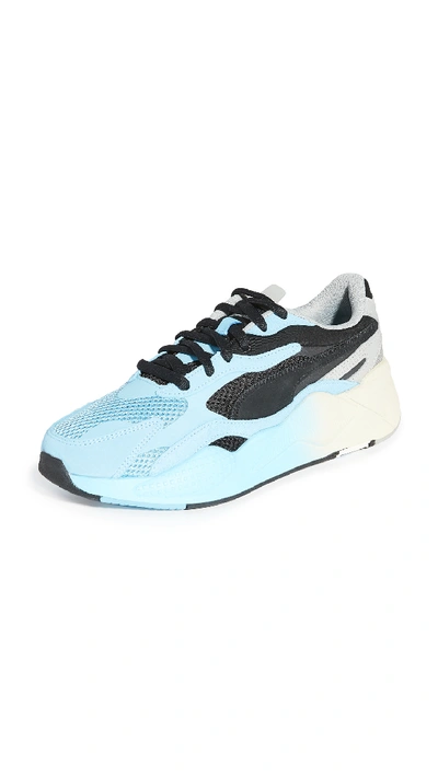 Shop Puma Rs-x³ Move Sneakers In  Black/ethereal Blue