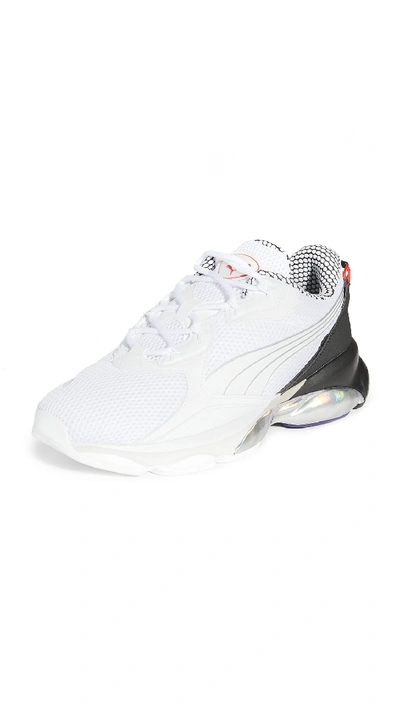 Shop Puma Cell Dome Galaxy Sneakers In  White/ Black