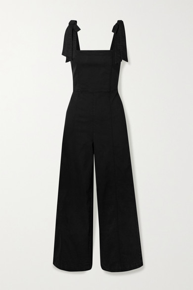 denim gaucho jumpsuit