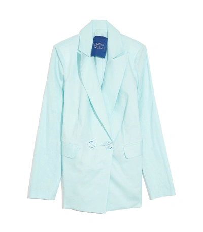 Shop Simon Miller Galen Blazer In Sky Blue