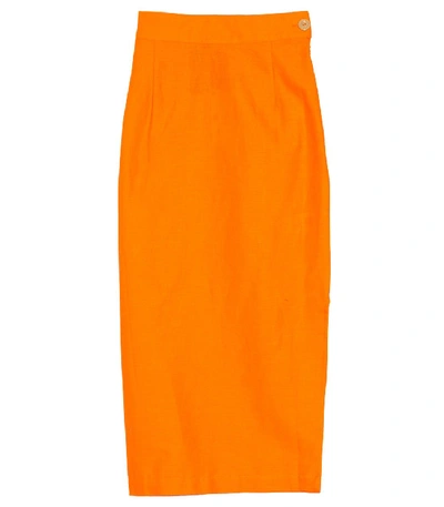 Shop Simon Miller Prado Skirt In Tangerine In Orange