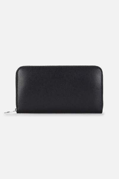 Shop Ami Alexandre Mattiussi Large Zipped Wallet Ami De Coeur Puller In Black