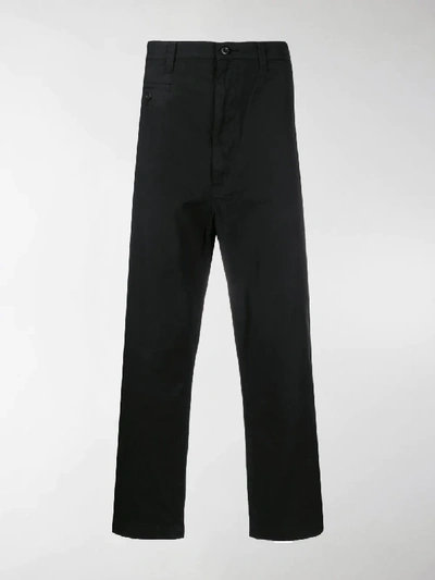 Shop Junya Watanabe Tailored Trousers In Black