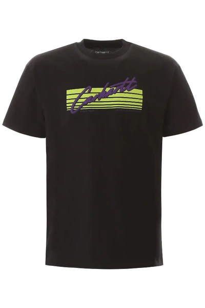 Shop Carhartt Horizon T-shirt In Black
