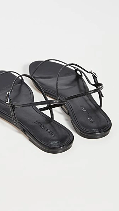 Shop Villa Rouge Porsche Sandals In Black