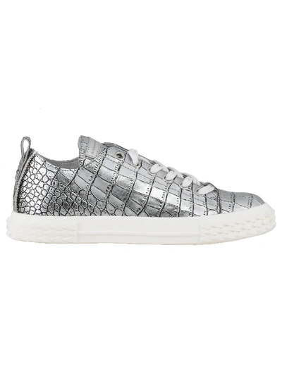 Shop Giuseppe Zanotti Blabber Sneaker In Silver