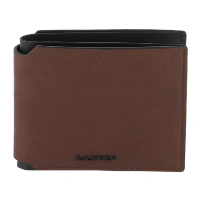 Shop Lanvin Leather Wallet In Brown
