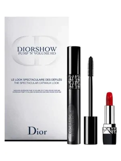 Shop Dior Show Pump 'n' Volume Hd The Spectacular Catwalk Look 2-piece Set