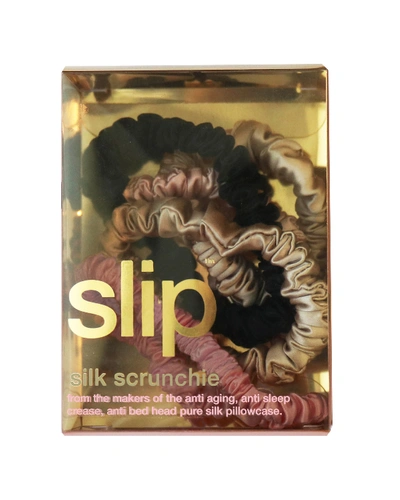 Shop Slip Silk Pure Silk Skinny Scrunchies, 6 Pack