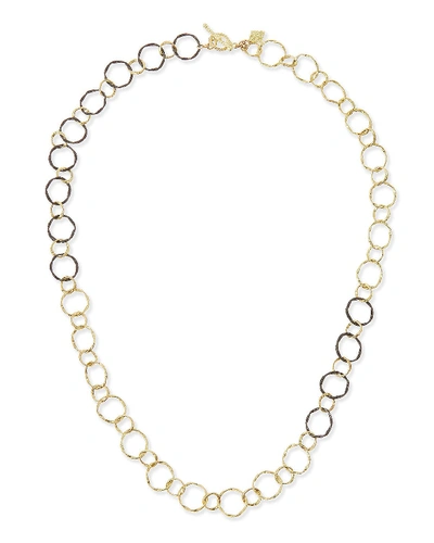 Shop Armenta Midnight & 18k Circle Link Necklace