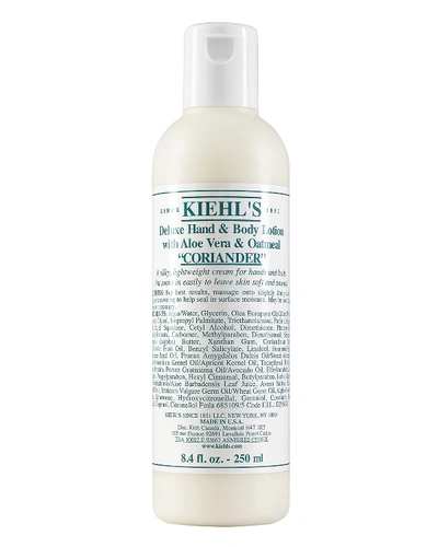 Shop Kiehl's Since 1851 Deluxe Hand And Body Lotion With Aloe Vera And Oatmeal Coriander