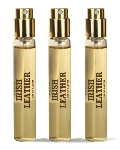 Memo Paris Irish Leather Travel Spray Refills, 3 X 0.33 Oz./ 10 ml
