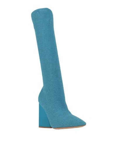 Yeezy Boots In Sky Blue