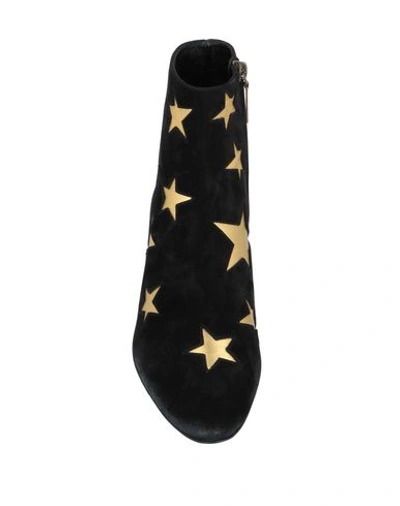 Shop Saint Laurent Woman Ankle Boots Black Size 7 Calfskin