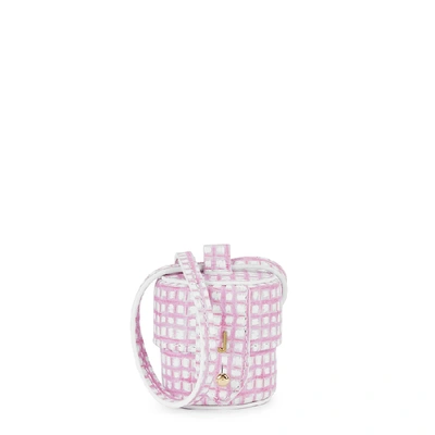 Shop Jacquemus Le Micro Vanity Leather Cross-body Bag In Pink