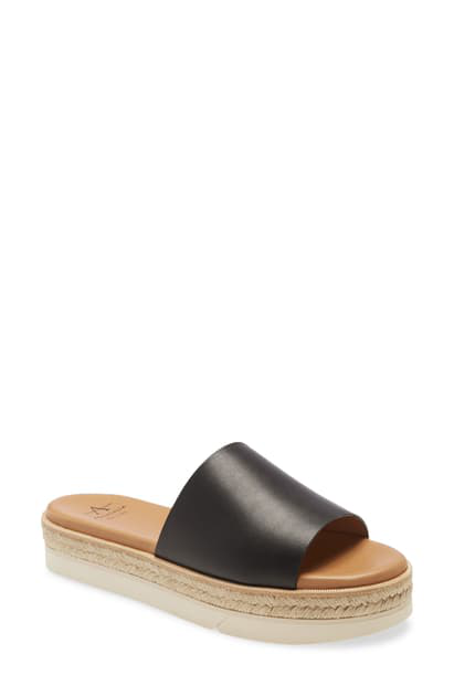 espadrille platform sandals black