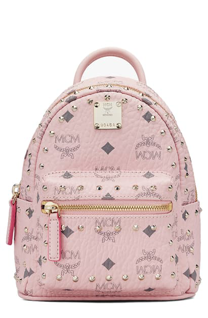 mcm backpack mini pink