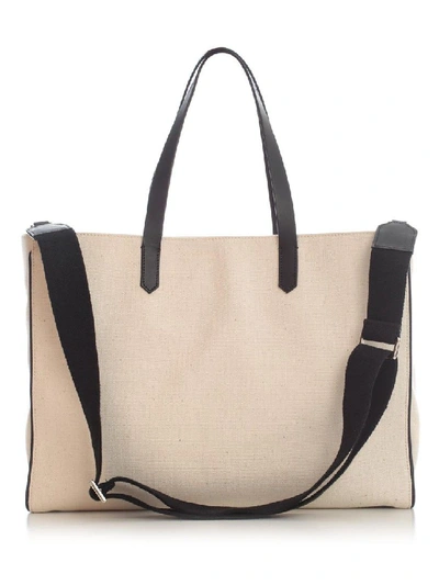 Shop Golden Goose California Canvas Tote Bag In Neutrals