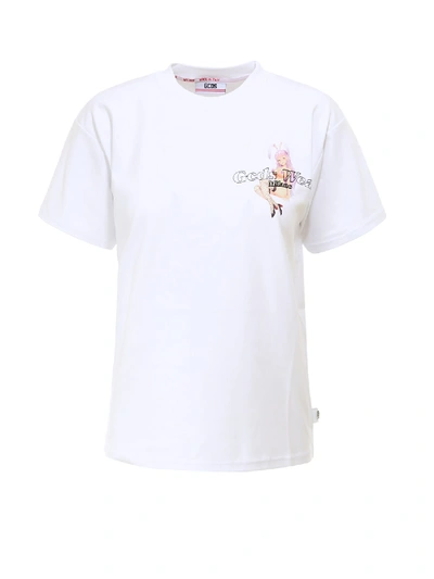Shop Gcds T-shirt In White
