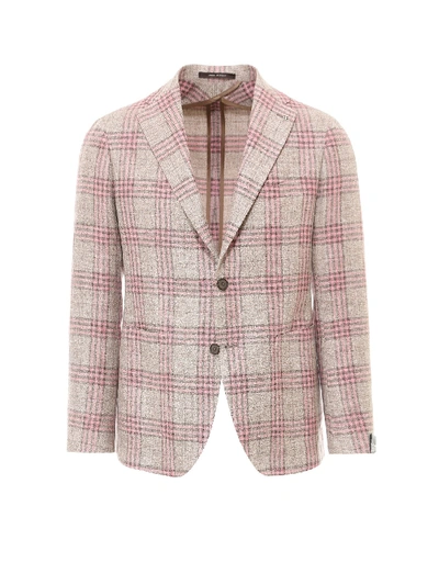 Shop Tagliatore Blazer In Beige